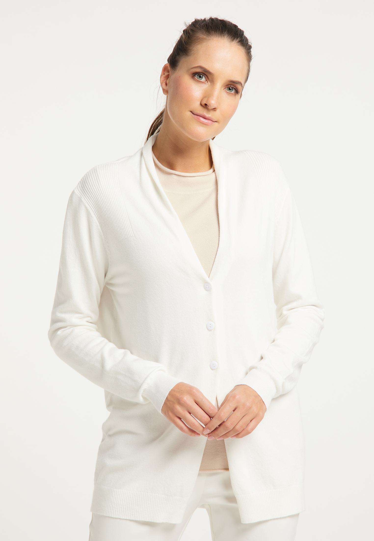 Abbigliamento Donna DreiMaster Klassik Giacchetta in Bianco 