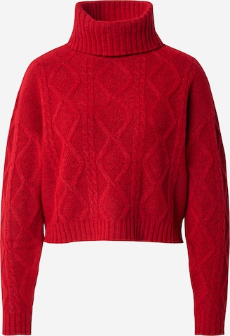 ABOUT YOU Sweater 'Carla' in Red: front