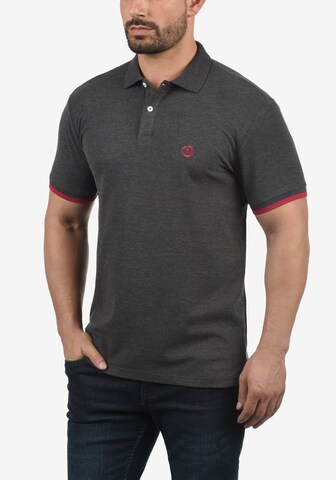 !Solid Poloshirt 'BENJAMIN' in Grau: predná strana