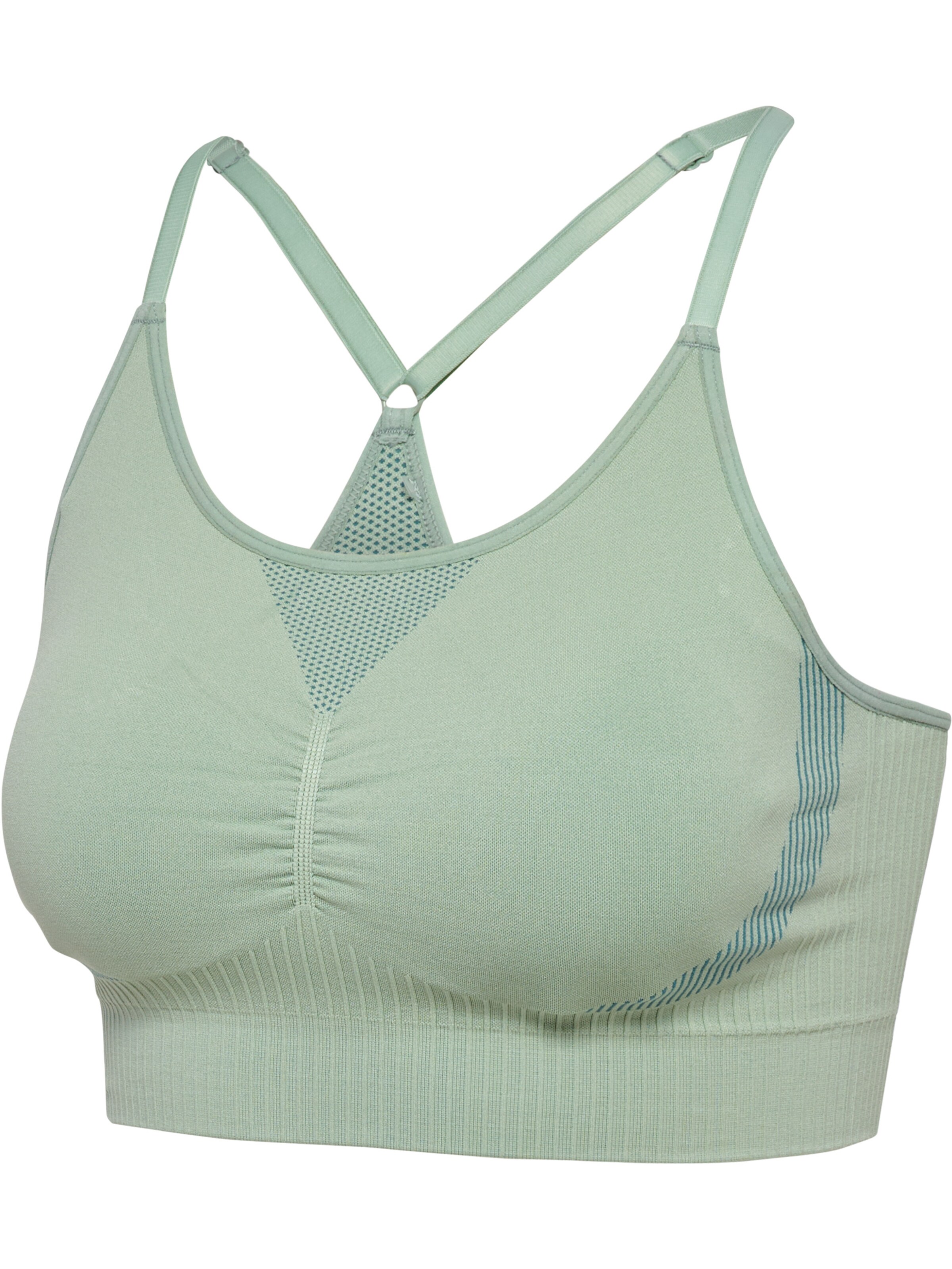 Bustier Soutien-gorge de sport Hummel en vert
