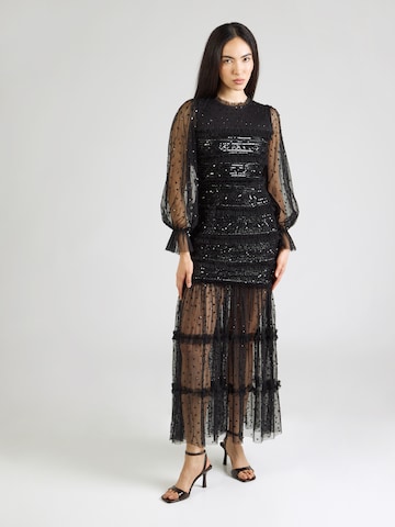 Maya Deluxe Top in Black: front