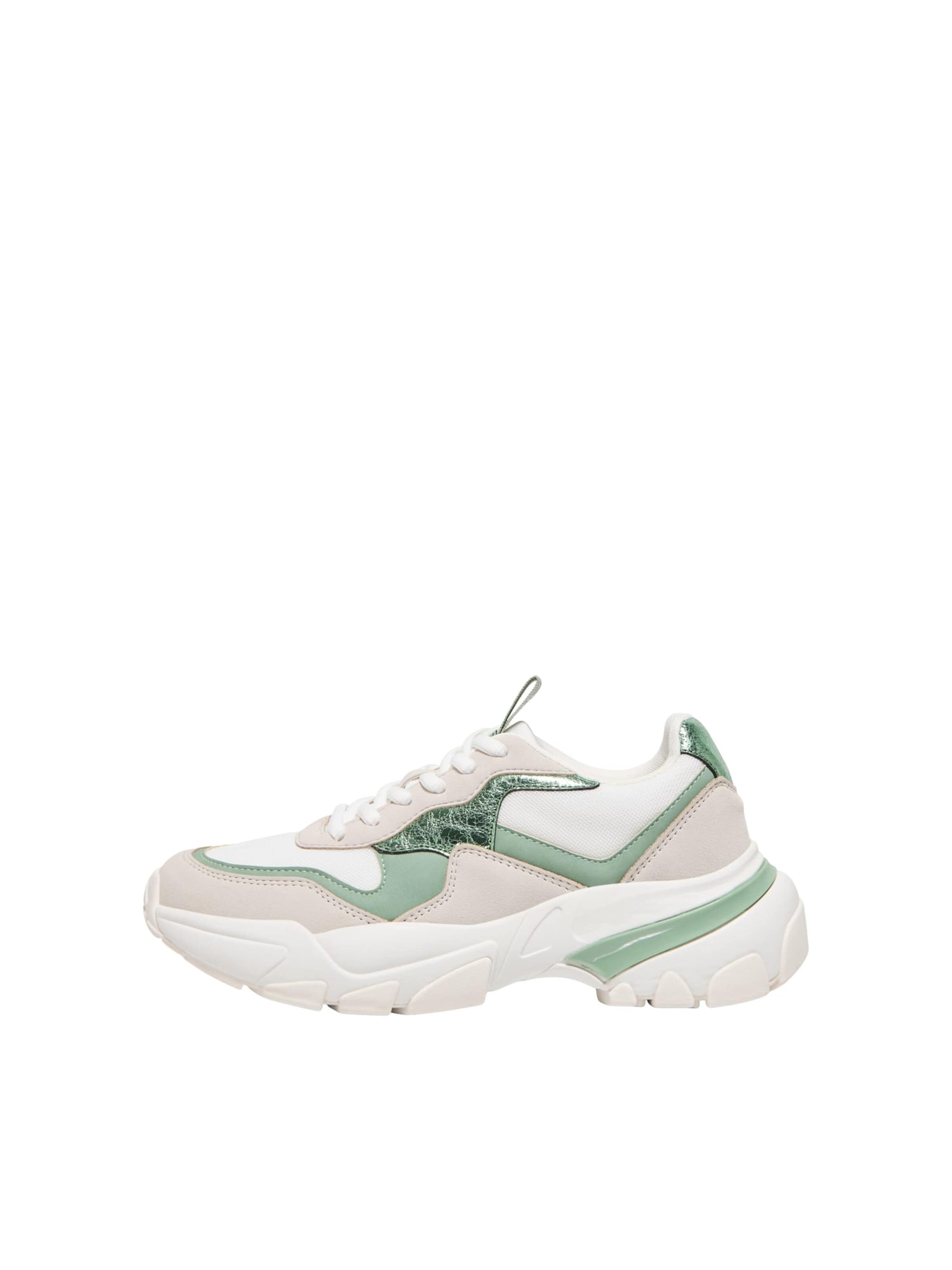ONLY Athletic lace-up shoe 'Sufi' in White: front
