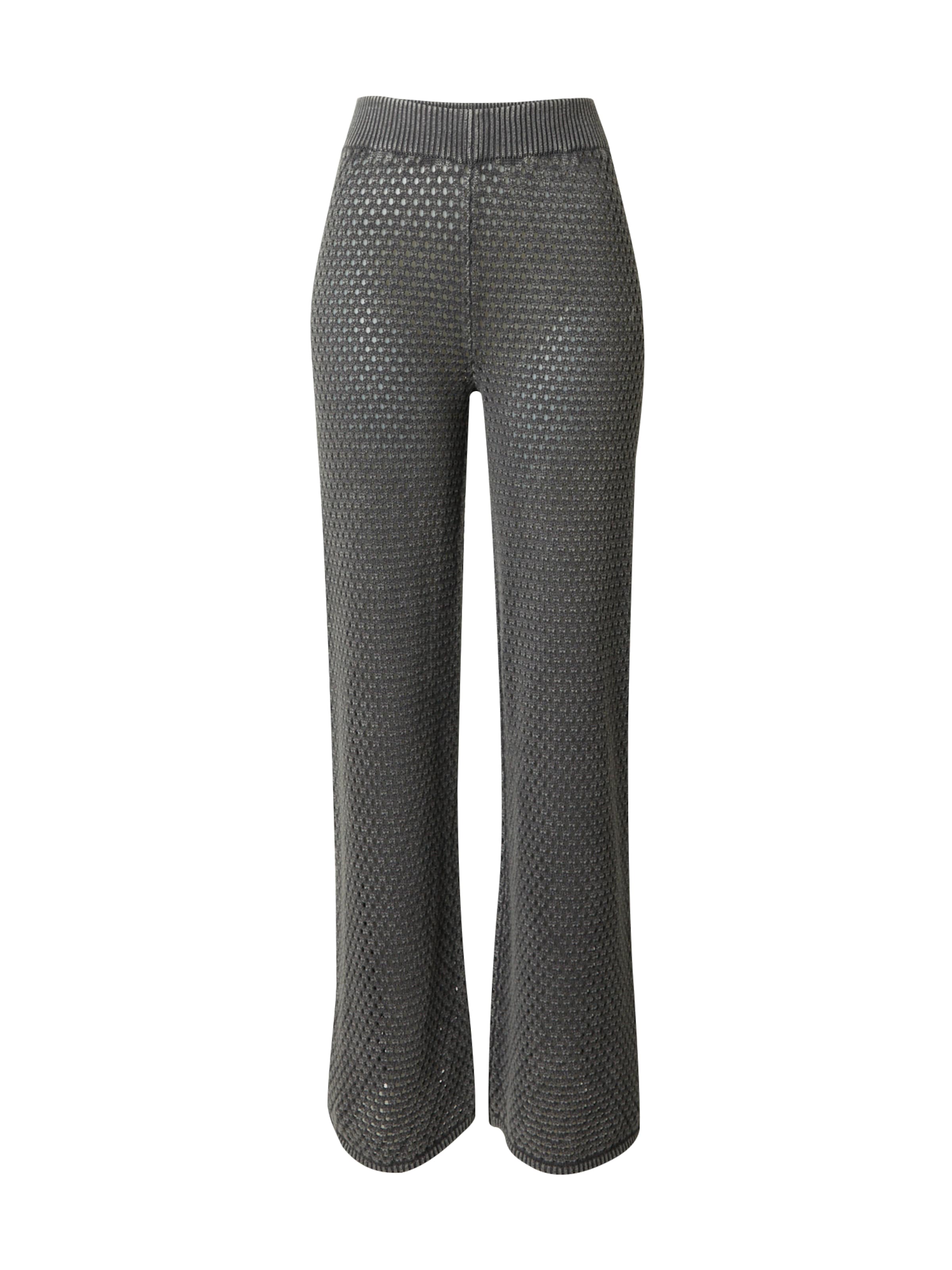 OUT OF ORBIT Pantalon &#x27;Gina&#x27; en gris foncé, Vue avec produit