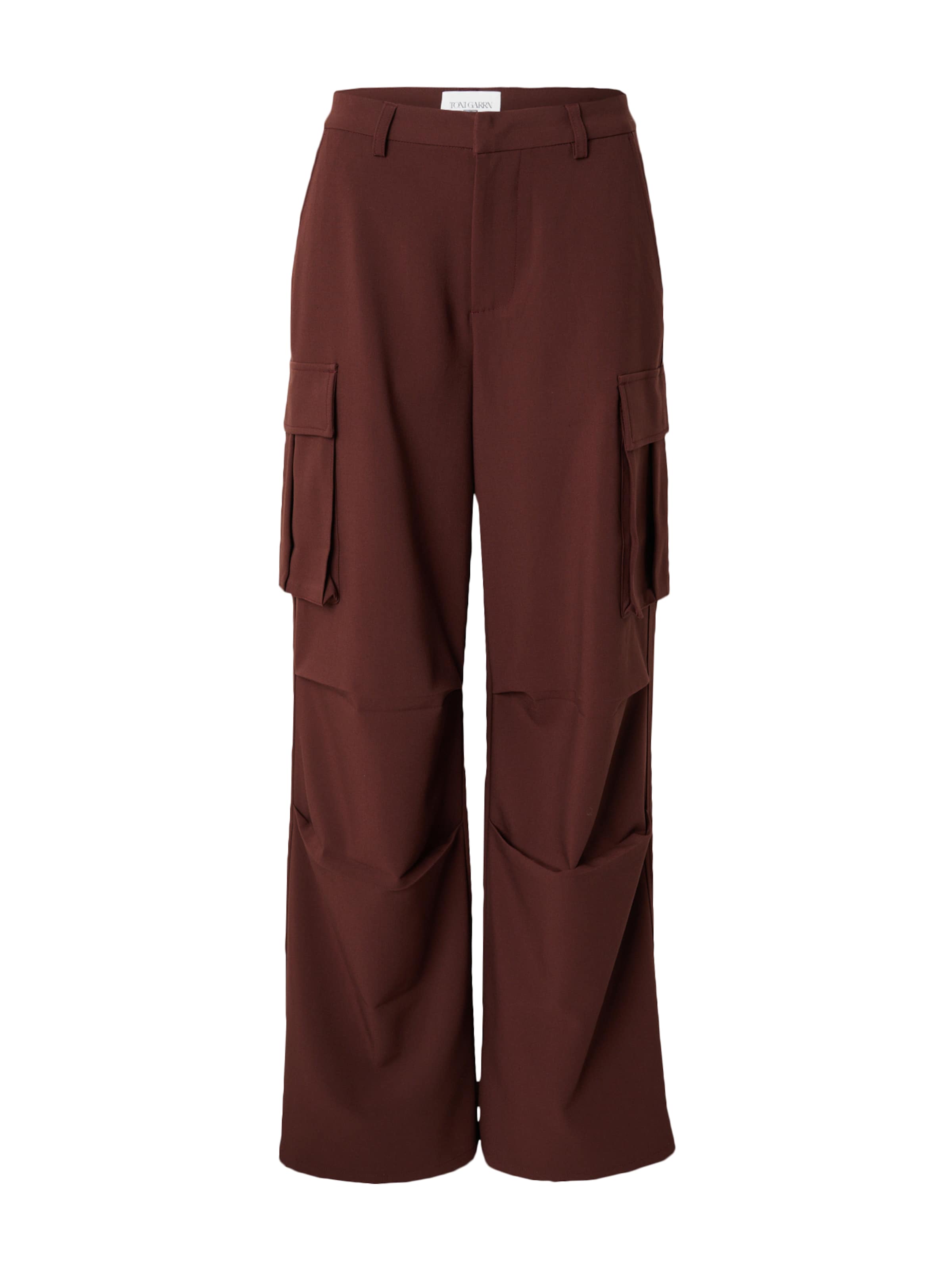 ABOUT YOU x Toni Garrn Cargo Pants 'Dakota' in Red: front