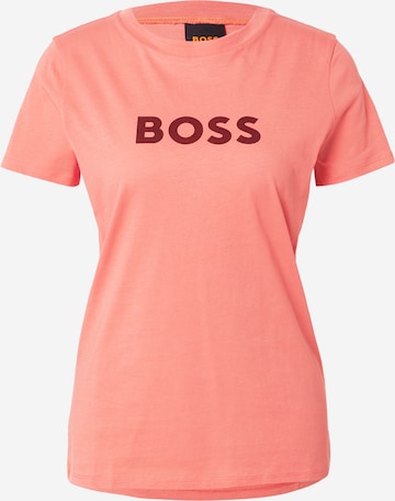 T-shirt 'Elogo 5' BOSS en rouge : devant