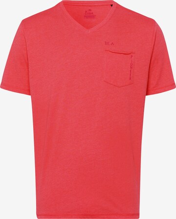 PIONEER T-Shirt in Rot: predná strana