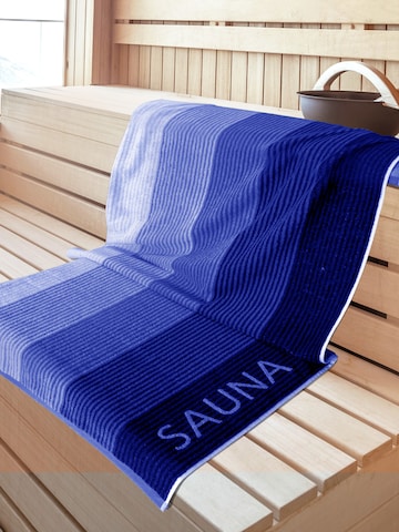 Lashuma Handtuch 'Helsinki'‌‌‌ in Blau