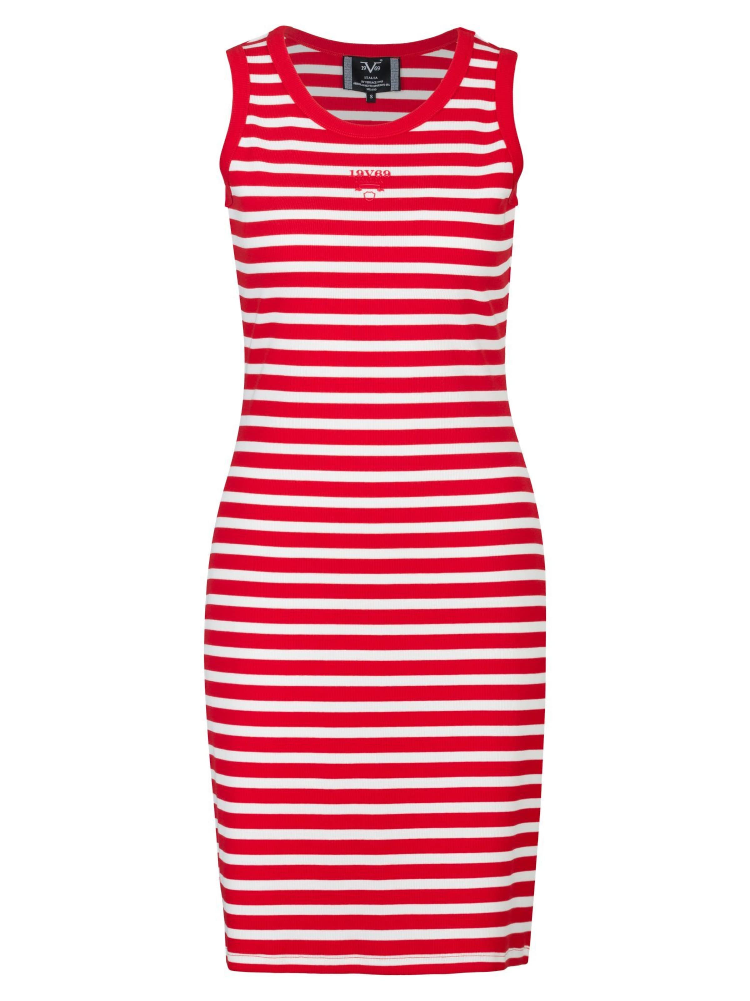 19V69 ITALIA Suvekleit 'Loredana Marina', värv punane: eest vaates