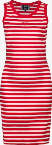 19V69 ITALIA Лятна рокля 'Loredana Marina' в червено: отпред