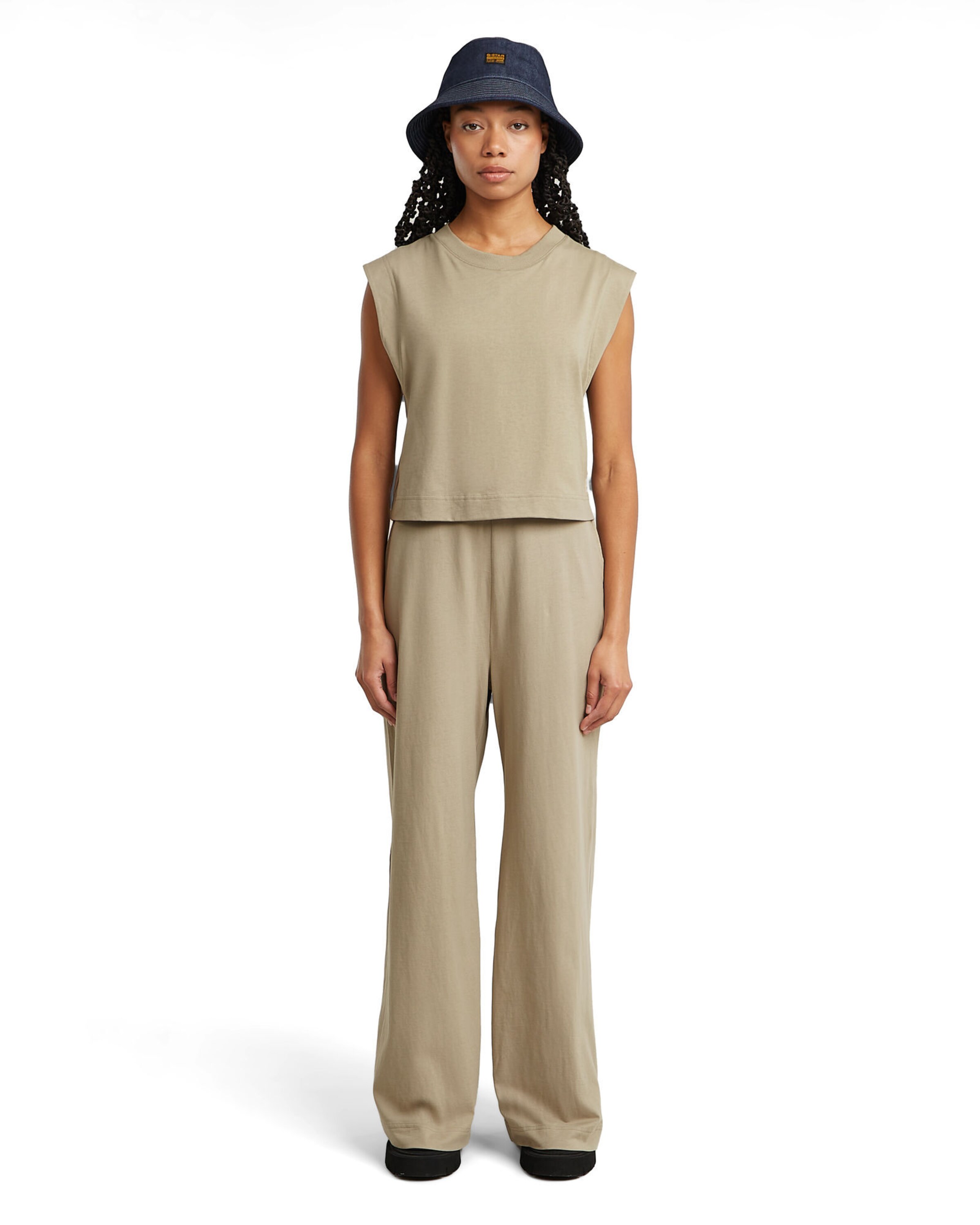 G-STAR Jumpsuit in Beige: front