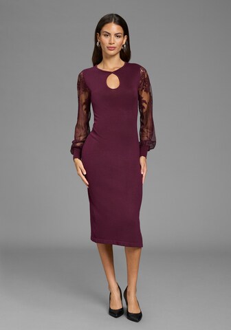 LAURA SCOTT Evening Dress in Red: front
