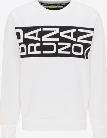 BRUNO BANANI Sweatshirt 'Richardson' in White: front