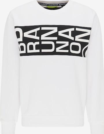 BRUNO BANANI Sweatshirt 'Richardson' in Weiß: predná strana