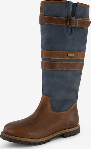 Bottes Travelin en bleu : devant