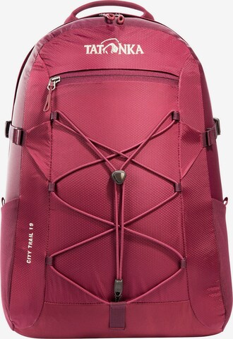 TATONKA Rucksack 'City Trail 19' in Rot: predná strana