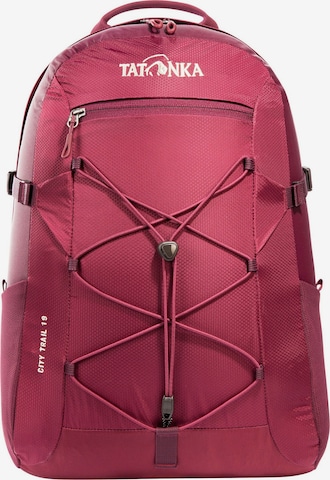 TATONKA Backpack 'City Trail 19' in Red: front
