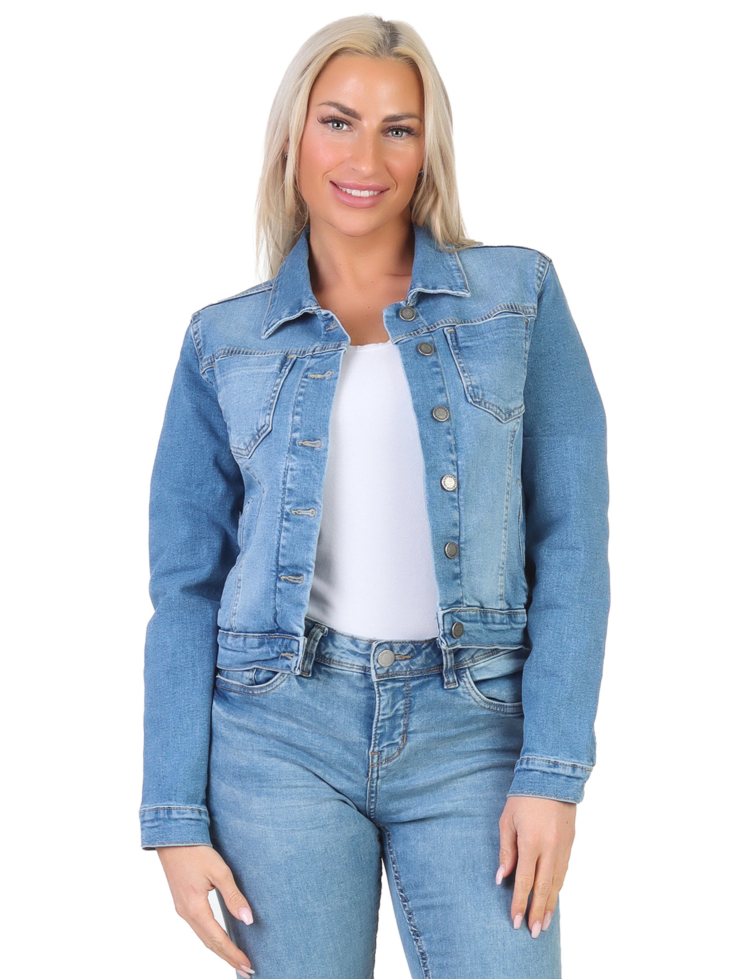 Rock Creek Between-Season Jacket in Blue: front