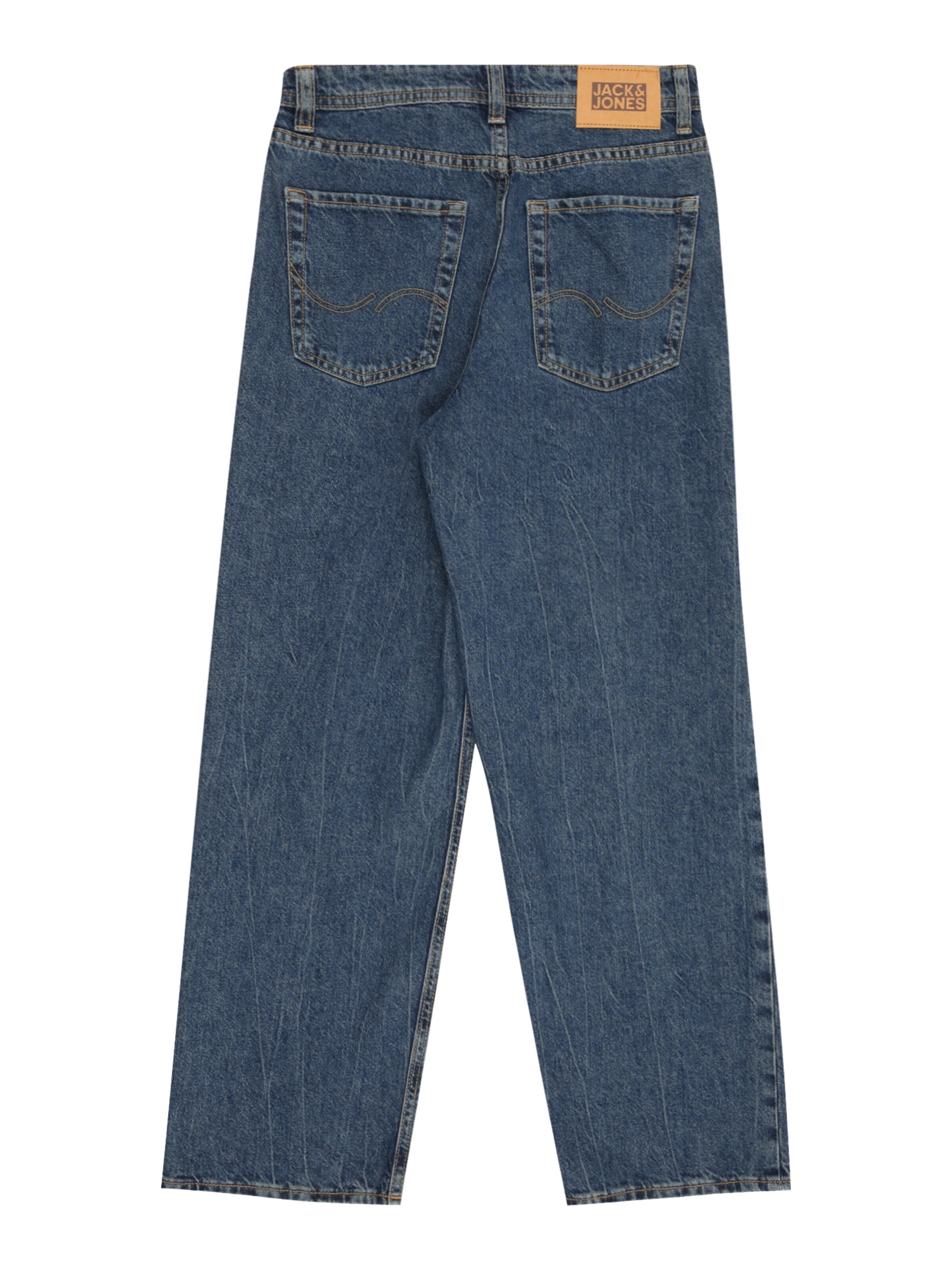 Jack & Jones Junior Широка кройка Дънки 'JJIALEX JJORIGINAL' в синьо