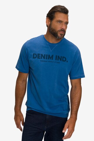 T-Shirt JP1880 en bleu : devant