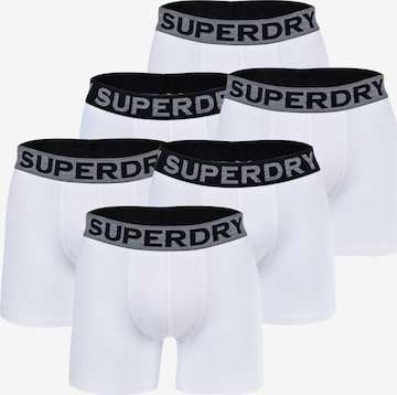 Superdry Boxer shorts in White: front