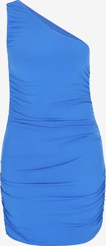 Robe de cocktail faina en bleu : devant