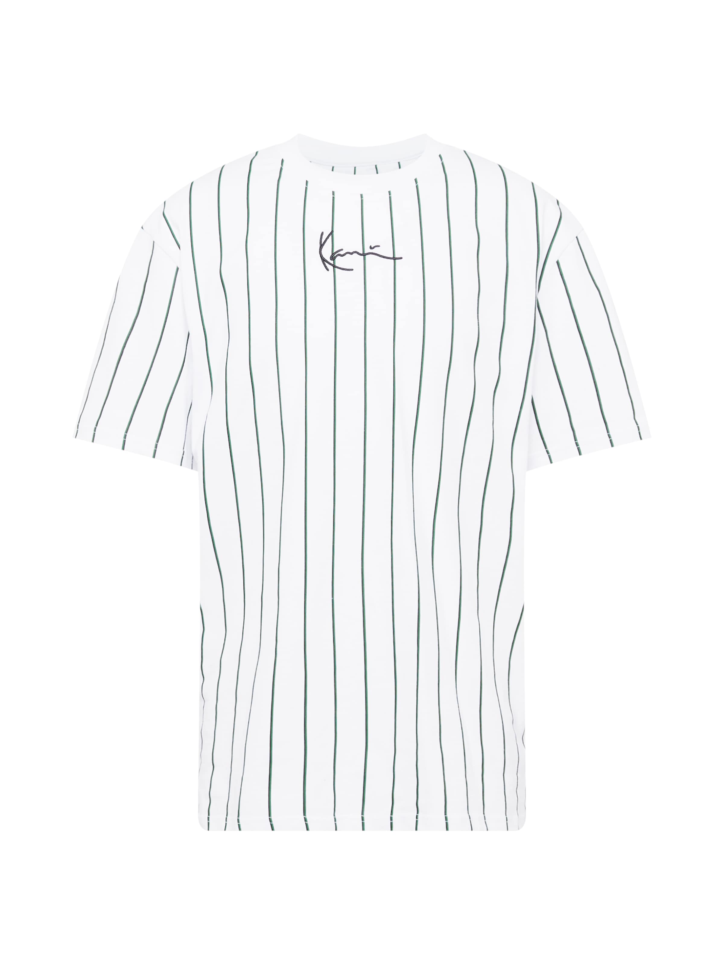 balts Karl Kani T-Krekls: no priekšpuses