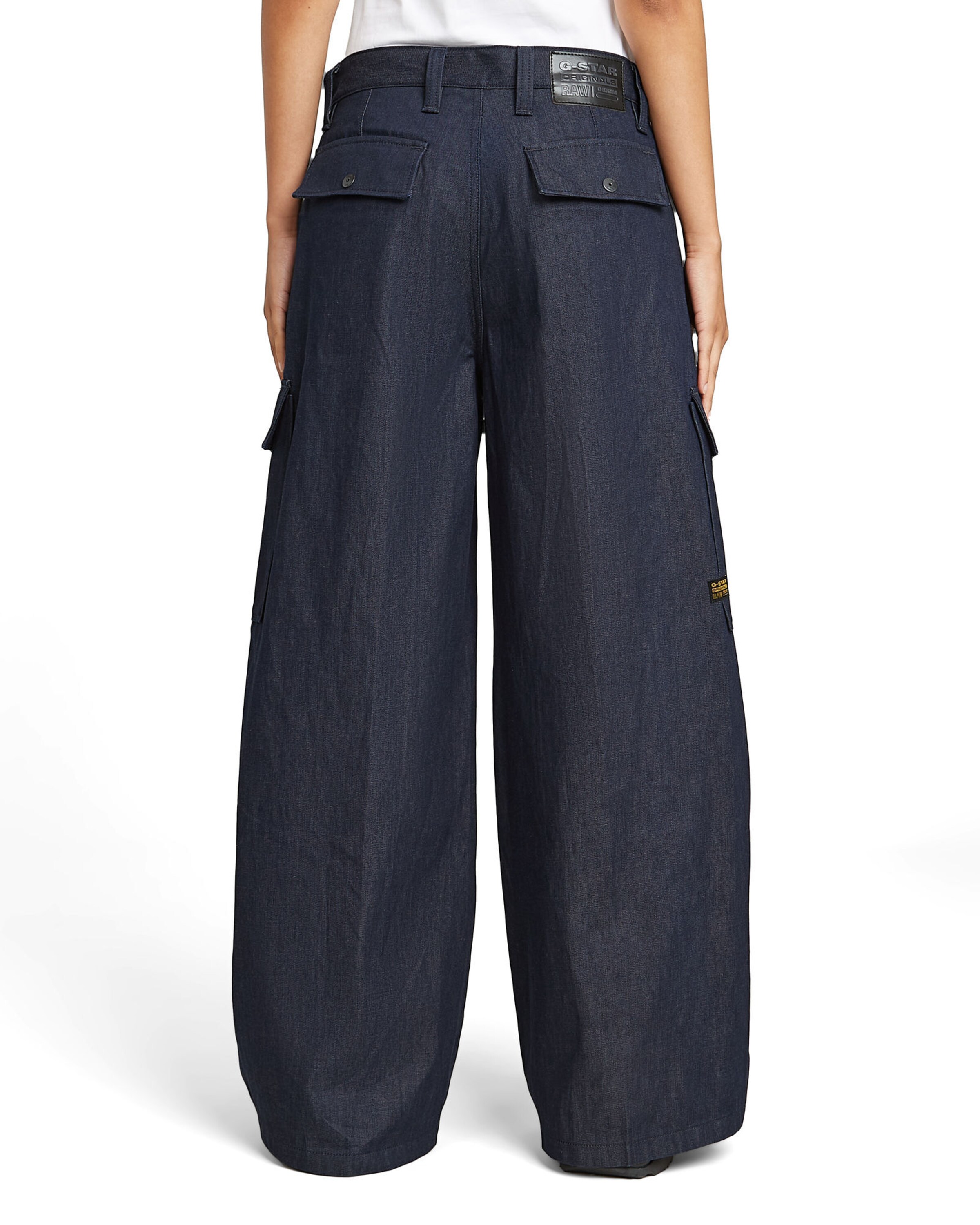 G-STAR Wide leg Cargojeans in Blauw
