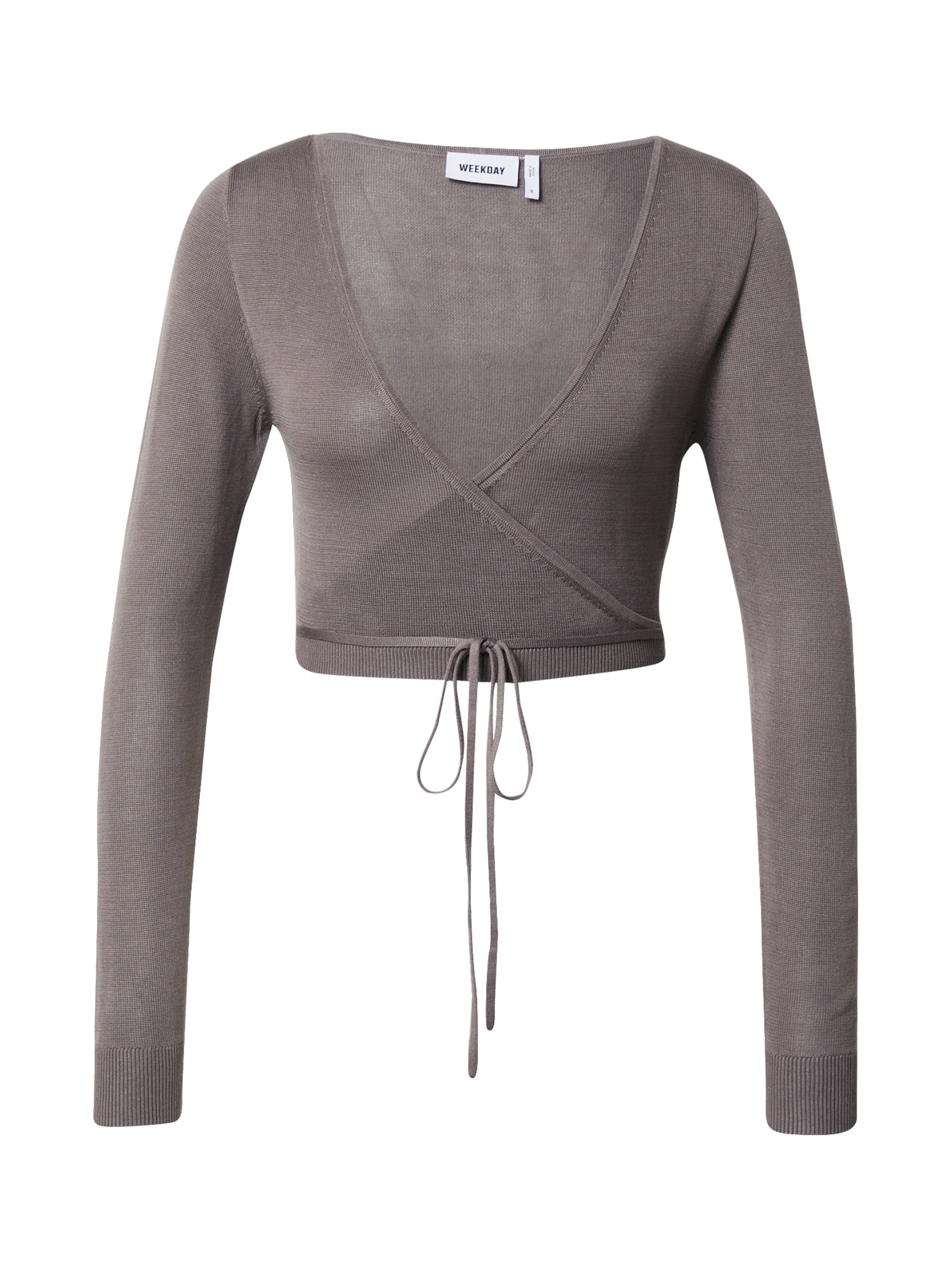 WEEKDAY Kofta 'Lil' i grå: framsida
