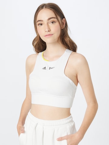 Haut de sport ADIDAS SPORTSWEAR en blanc : devant