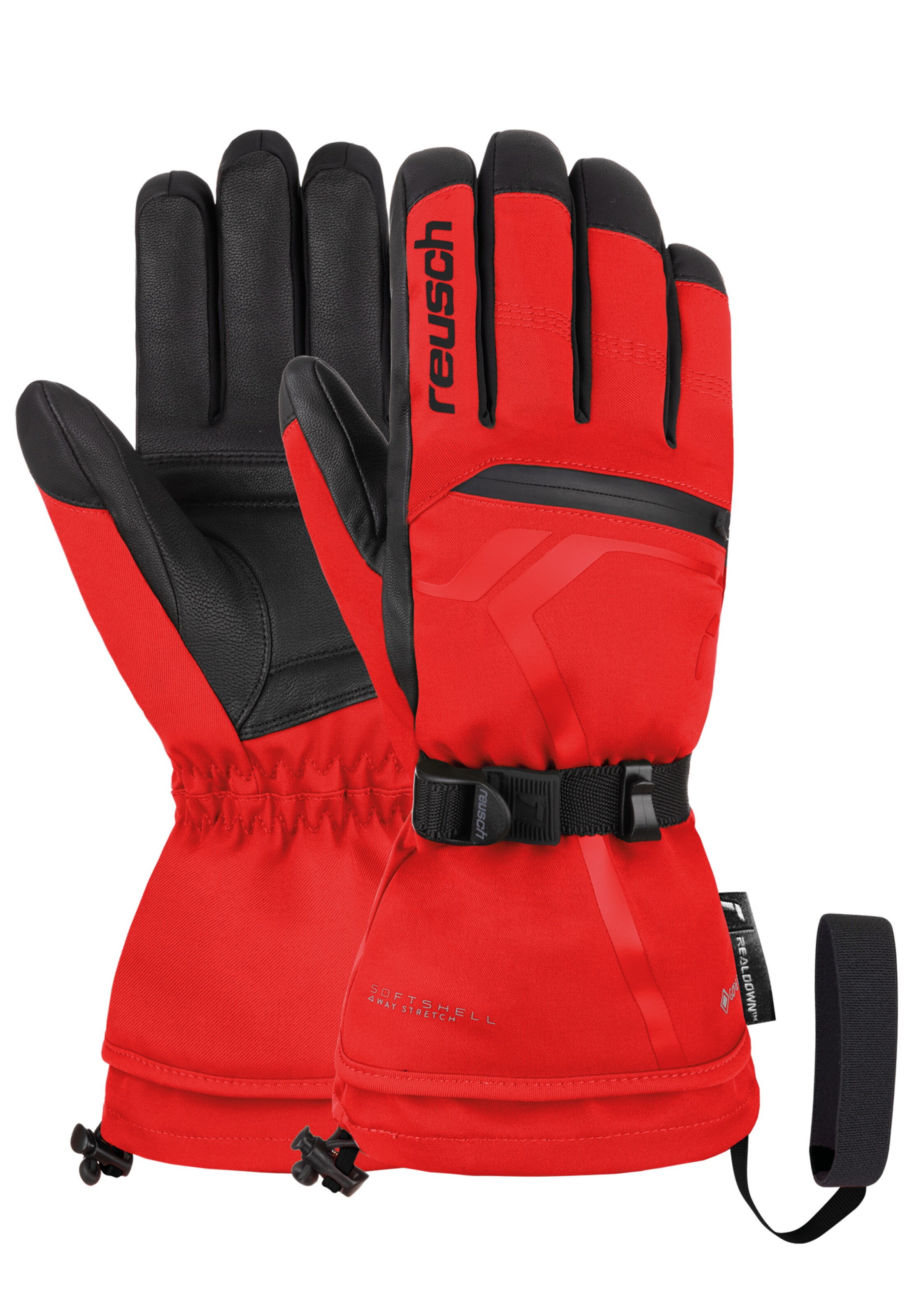 REUSCH Fingerhandschuhe 'Down Spirit GORE-TEX' in Orange: Vorderseite