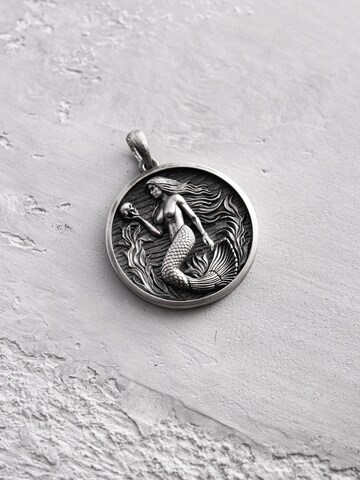 REYTEL Pendant 'SIREN' in Silver: front