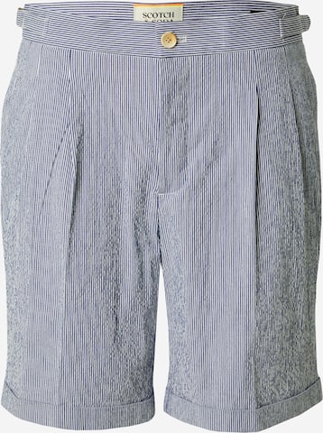 regular Pantaloni con pieghe di SCOTCH & SODA in blu: frontale