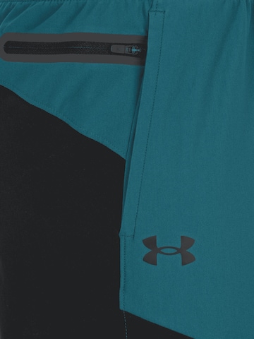 UNDER ARMOUR Regular Sportshorts 'Peak Woven Hybrid' in Blau