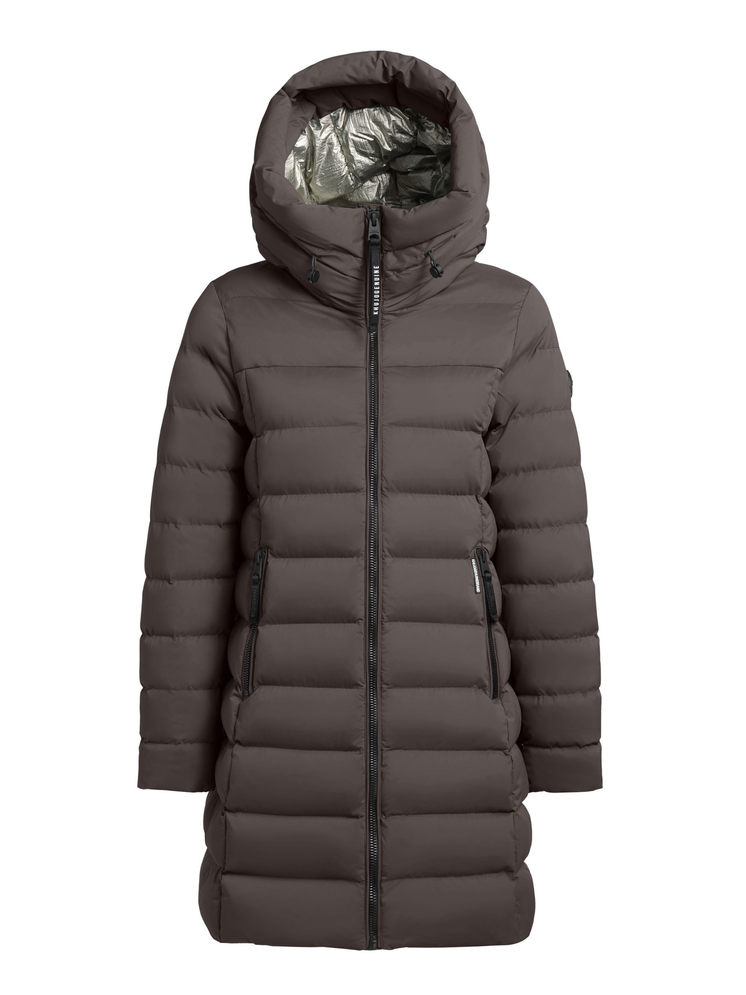 Manteau d’hiver 'Nekar2' khujo en gris : devant