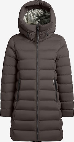 Manteau d’hiver 'Nekar2' khujo en gris : devant