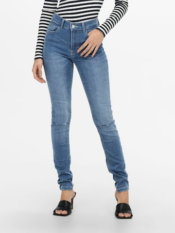 JDY Slimfit Jeans 'Nikki' in Blauw: voorkant