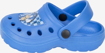 DISNEY Beach & Pool Shoes 'Sonic' in Blue: front