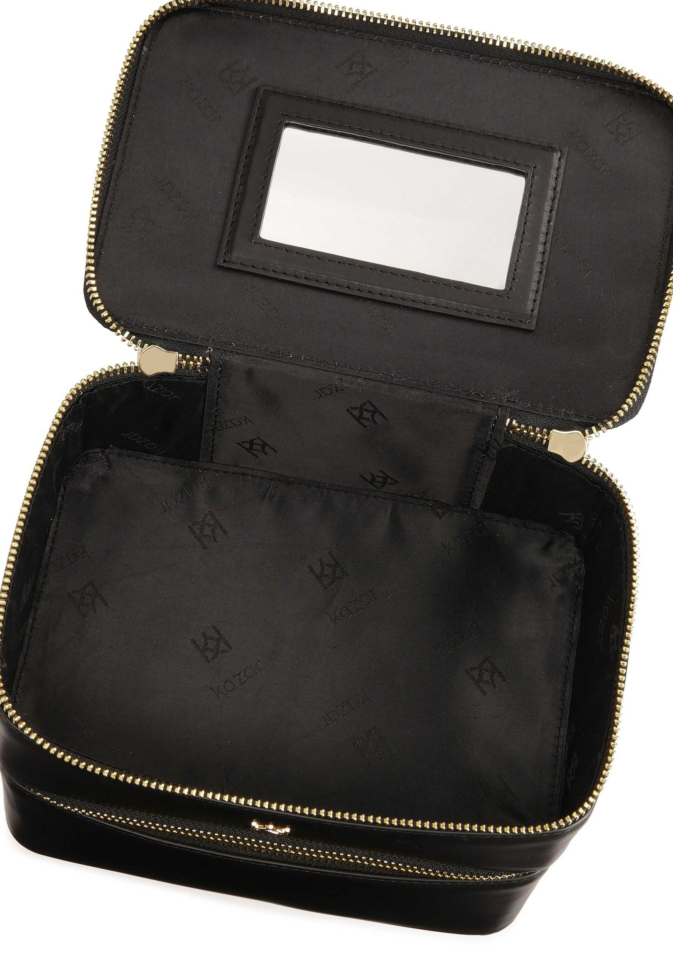 Kazar Kosmetiktasche in Schwarz