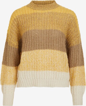 VILA Sweater 'Olivia' in Yellow: front