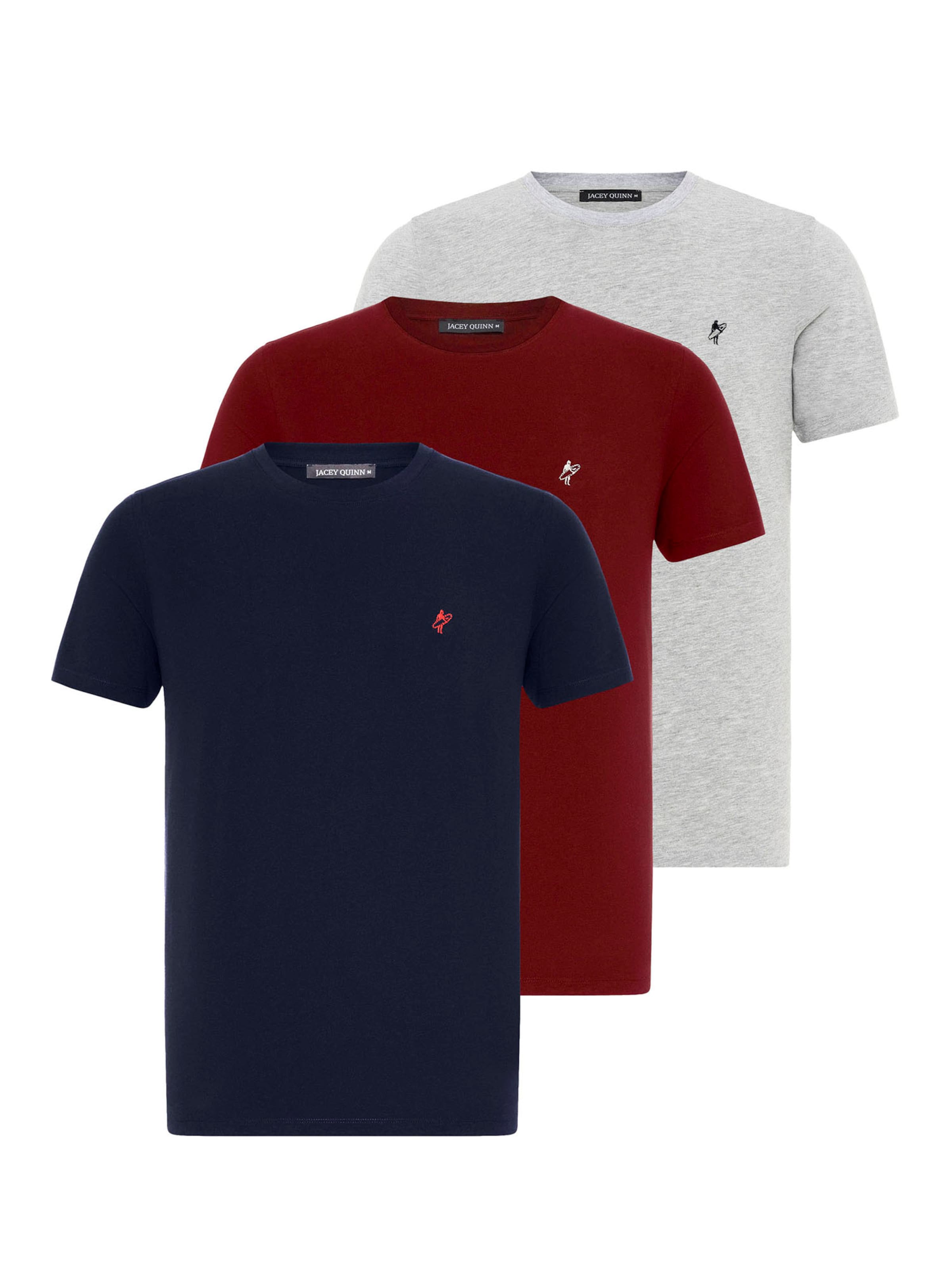 Jacey Quinn - Camisa em azul: frente