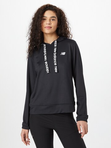 new balance - Sweatshirt de desporto 'Relentless' em preto: frente