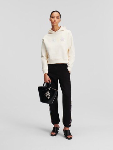 Karl Lagerfeld Sweatshirt 'Ikonik' in White