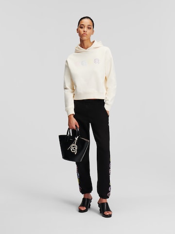 Karl Lagerfeld Sweatshirt 'Ikonik' i hvit