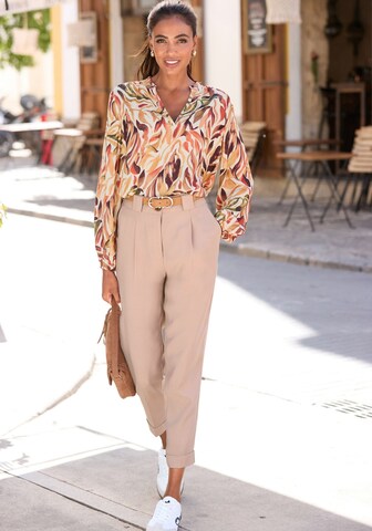 LASCANA Loosefit Broek in Beige