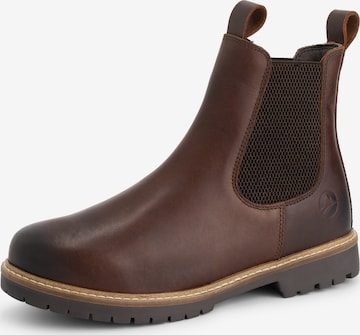 Travelin Chelsea Boots 'Ringsaker' i brun: forside
