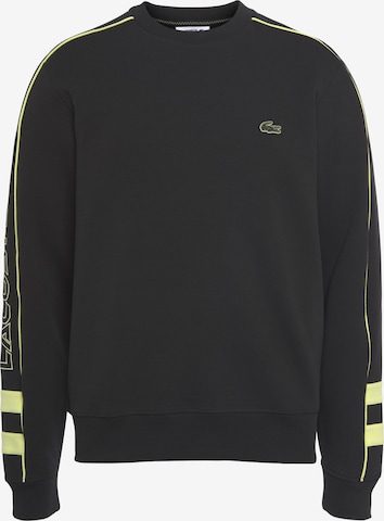 LACOSTE Sweatshirt in Black: front