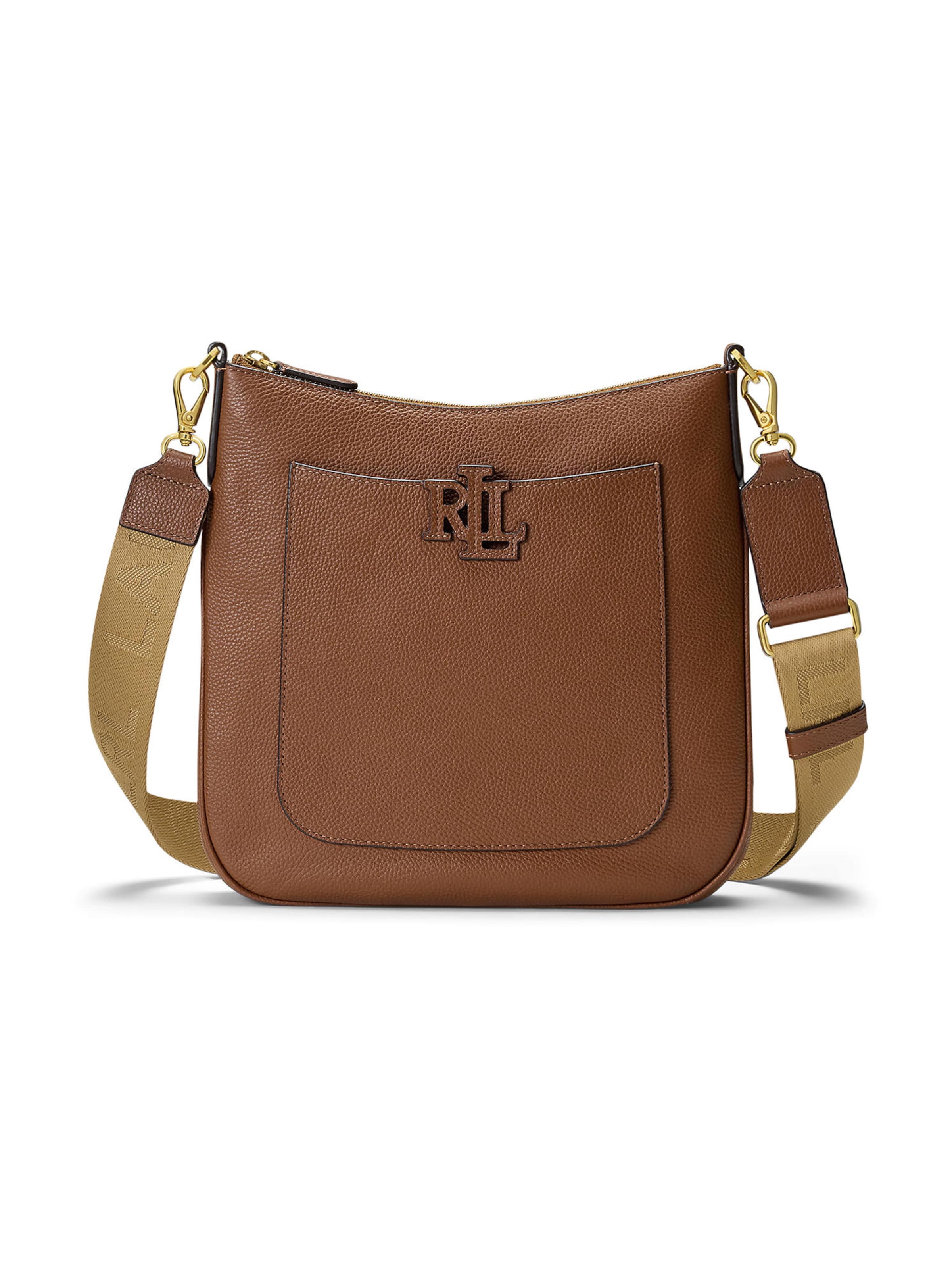 Lauren Ralph Lauren Crossbody bag 'CAMERYN 27' in Brown: front