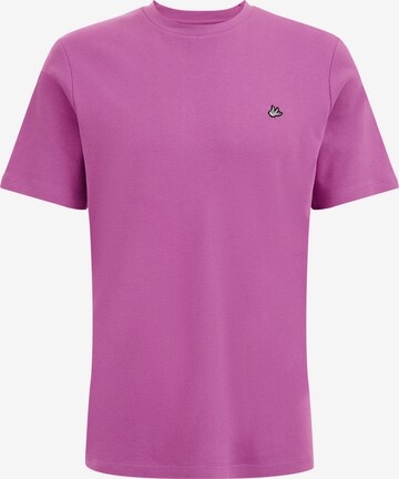 T-Shirt WE Fashion en violet : devant