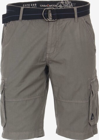 CASAMODA Regular Cargo Pants in Grey: front