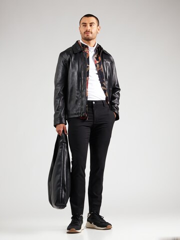 JACK & JONES - regular Pantalón chino 'JPSTMARCO' en negro